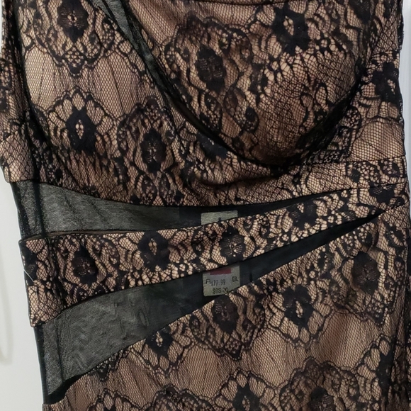Arden b one shoulder see through lace size large - Picture 2 of 6
